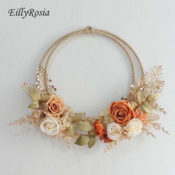 wedding flowers gold orange flower garland circle bridal elegant bouquet for bridesmaid home decoration fleur de mariage panier
wedding flowers gold orange flower garland circle bridal elegant bouquet for bridesmaid home decoration fleur de mariage panier