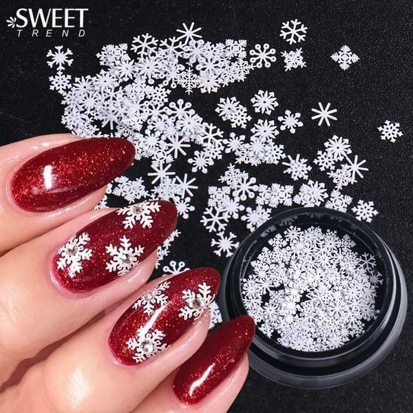 nail glitter 1box winter white snowflake nails decoration xmas mixed snow design 3d manicure slice paillette for charm st1980, Silver;gold
nail glitter 1box winter white snowflake nails decoration xmas mixed snow design 3d manicure slice paillette for charm st1980, Silver;gold