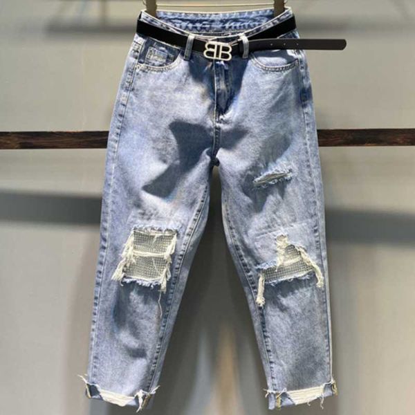 women's jeans fashion diamond women spring autumn csual loose hole drilling harem pants plus size, Blue
women's jeans fashion diamond women spring autumn csual loose hole drilling harem pants plus size, Blue