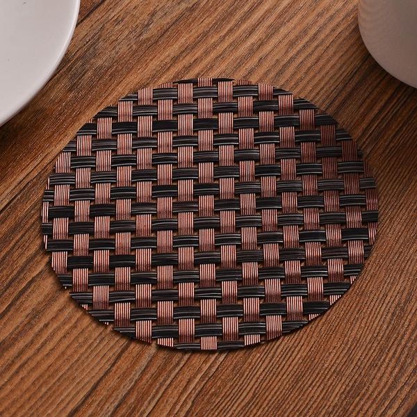 mats & pads modern pvc woven placemat round solid non slip insulation large dinner mat set coffee table pad&mats
mats & pads modern pvc woven placemat round solid non slip insulation large dinner mat set coffee table pad&mats