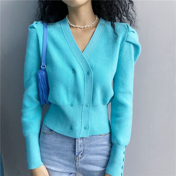 t shirt fall v neck double breasted short knitted cardigan women long sleeve casual sweater knitwear, White
t shirt fall v neck double breasted short knitted cardigan women long sleeve casual sweater knitwear, White