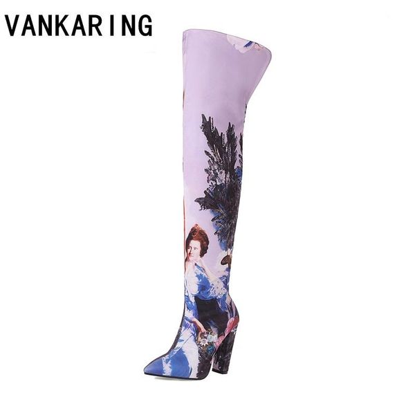 boots ins pointed toe riding print stretch fabric autumn winter shoes woman knee high heels, Black
boots ins pointed toe riding print stretch fabric autumn winter shoes woman knee high heels, Black