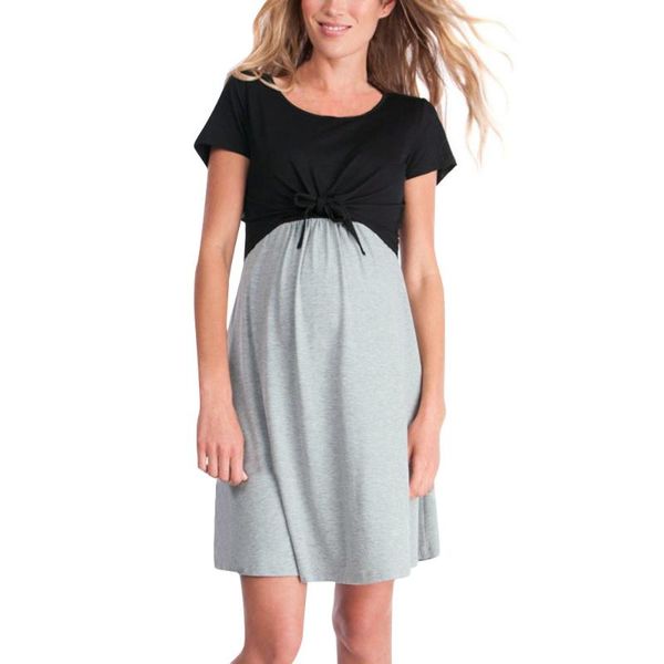 summer maternity dress casual women mother splice bandages pregnants nursing pajamas vestido de maternidad dresses, White
summer maternity dress casual women mother splice bandages pregnants nursing pajamas vestido de maternidad dresses, White