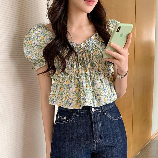 women's blouses & shirts bethquenoy summer ladies 2021 floral women blusas camisas mujer woman clothing vintage chiffon chemise femme, White
women's blouses & shirts bethquenoy summer ladies 2021 floral women blusas camisas mujer woman clothing vintage chiffon chemise femme, White