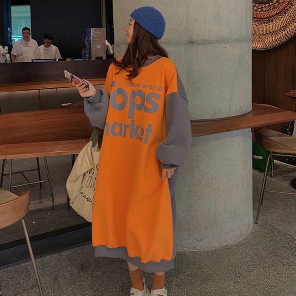 casual dresses autumn winter dress women korean plus size loose thick warm print letter patchwork long dress(gift masks)t471 q06j, Black;gray
casual dresses autumn winter dress women korean plus size loose thick warm print letter patchwork long dress(gift masks)t471 q06j, Black;gray