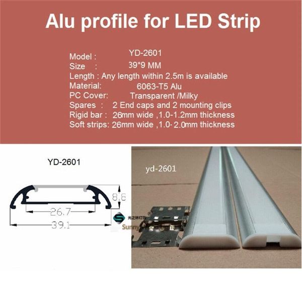 10pcs 2.5m and 1.5m led bar light housing,w39*h9mm aluminium profile for 26mm pcb ,double row square channel strips
10pcs 2.5m and 1.5m led bar light housing,w39*h9mm aluminium profile for 26mm pcb ,double row square channel strips