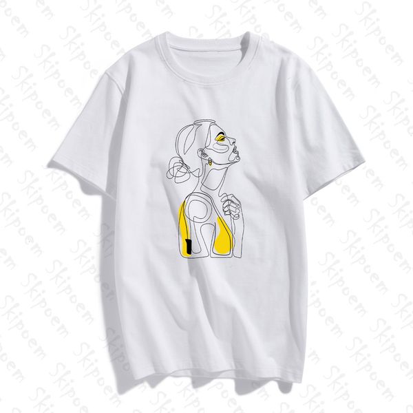 abstract women drawing women tshirt korean style vintage harajuku gothic cotton plus size short sleeve clothes tee shirt femme, White
abstract women drawing women tshirt korean style vintage harajuku gothic cotton plus size short sleeve clothes tee shirt femme, White