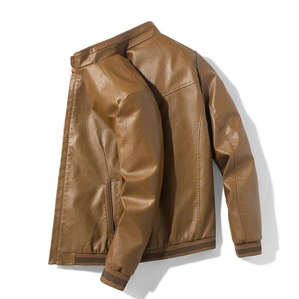 2021fashion collar motor biker jacket -selling man spring autumn black faux leather jackets zipper basic coat men's fur
2021fashion collar motor biker jacket -selling man spring autumn black faux leather jackets zipper basic coat men's fur