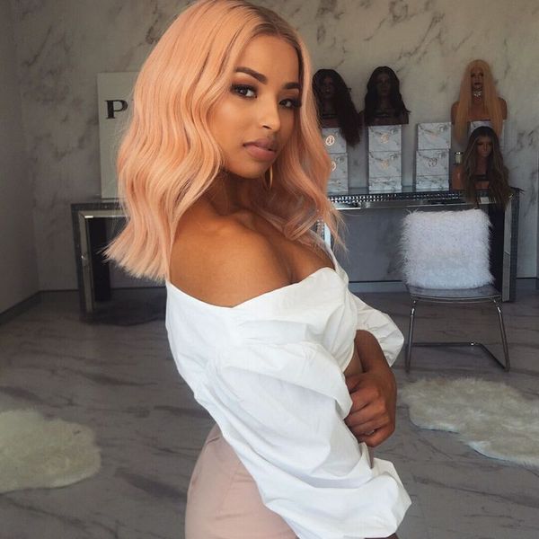 pink wavy long fashion small curly set chemical fiber high temperature wig, Black;brown
pink wavy long fashion small curly set chemical fiber high temperature wig, Black;brown