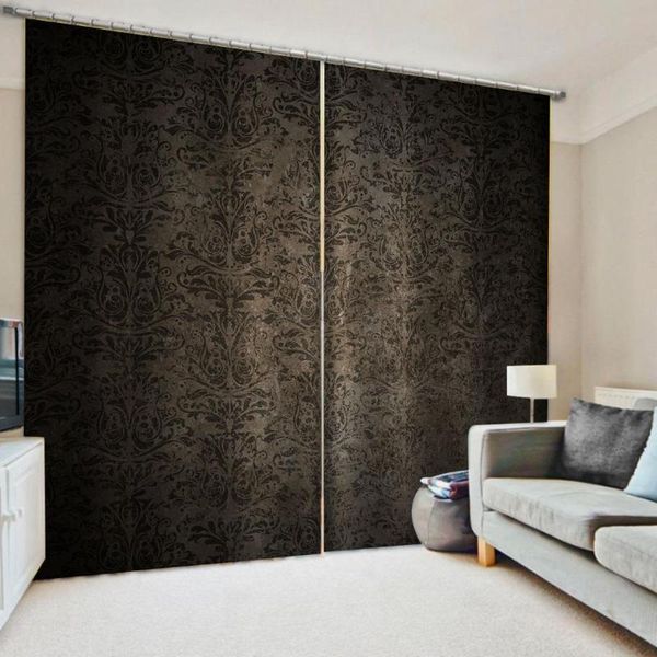 curtain & drapes fashion black flower curtains blockout polyester po fabric for room bedroom window 3d
curtain & drapes fashion black flower curtains blockout polyester po fabric for room bedroom window 3d