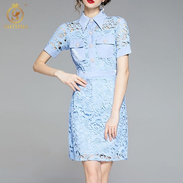 fashion runway vintage summer dress women short sleeve elegant beaded buckle blue lace hollow out vestidos 210520, Black;gray
fashion runway vintage summer dress women short sleeve elegant beaded buckle blue lace hollow out vestidos 210520, Black;gray