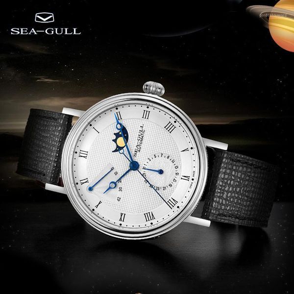seagull watch men's 2021 automatic mechanical moon phase multi-function with calendar 6092 wristwatches, Slivery;brown
seagull watch men's 2021 automatic mechanical moon phase multi-function with calendar 6092 wristwatches, Slivery;brown