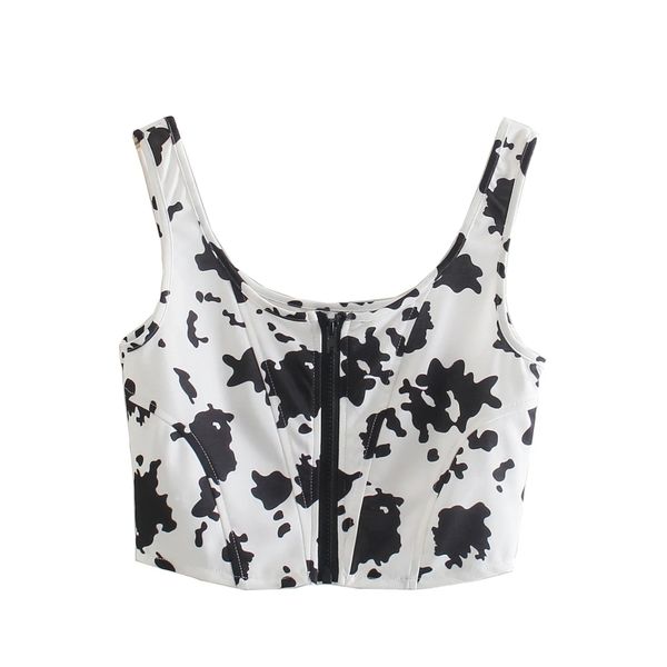summer women cow pattern printing short tank t shirt casual female sleeveless slim crop t1515 210430, White
summer women cow pattern printing short tank t shirt casual female sleeveless slim crop t1515 210430, White