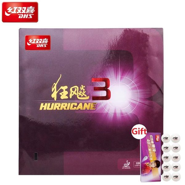 table tennis raquets version dhs hurricane 3 control loop pips-in pingpong red rubber with sponge 2.15mm/2.2mm
table tennis raquets version dhs hurricane 3 control loop pips-in pingpong red rubber with sponge 2.15mm/2.2mm