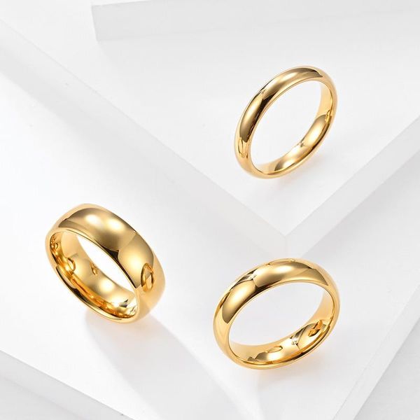 gold simple round tungsten steel ring wedding engagement male and female couple gift rings, Slivery;golden
gold simple round tungsten steel ring wedding engagement male and female couple gift rings, Slivery;golden