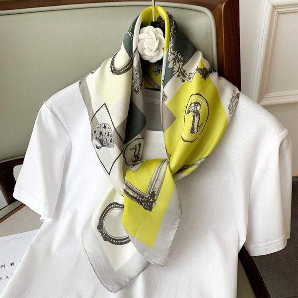 scarves lady beach silk spring and autumn style headscarf women's fashion printing large square scarf luxury travel shawl, Blue;gray
scarves lady beach silk spring and autumn style headscarf women's fashion printing large square scarf luxury travel shawl, Blue;gray