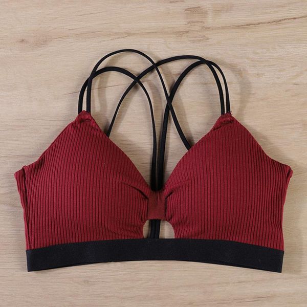 bras women hollow bra solid patchwork padded bralette simple tube breathable lingerie comfortable small fresh lady, Red;black
bras women hollow bra solid patchwork padded bralette simple tube breathable lingerie comfortable small fresh lady, Red;black