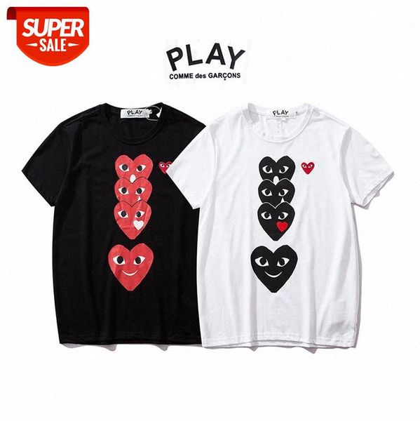 trendy black and red love string printing round neck terry tee men women couple short sleeves #bl3j, White;black
trendy black and red love string printing round neck terry tee men women couple short sleeves #bl3j, White;black