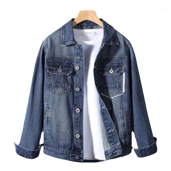 men's jackets cowboy jacket male korean edition trend spring and autumn loose denim jeans large size, Black;brown
men's jackets cowboy jacket male korean edition trend spring and autumn loose denim jeans large size, Black;brown