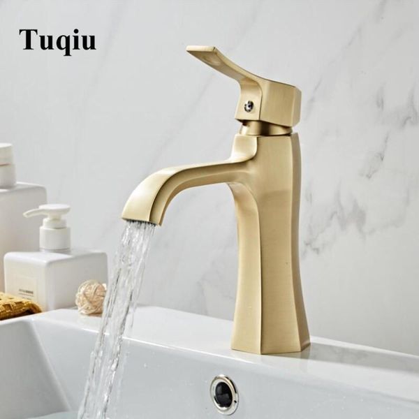 bathroom sink faucets vidric basin faucet single lever brush gold brass mixer tap water
bathroom sink faucets vidric basin faucet single lever brush gold brass mixer tap water