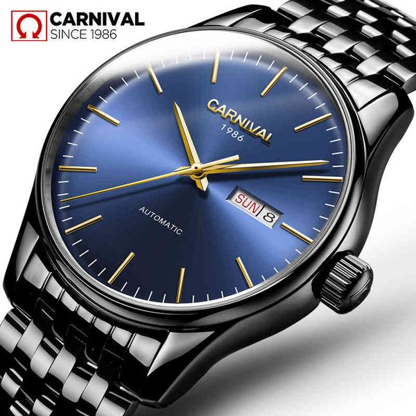 automatic watches carnival men mechanical business rust-steel waterproof ultra-thin coal, Slivery;brown
automatic watches carnival men mechanical business rust-steel waterproof ultra-thin coal, Slivery;brown