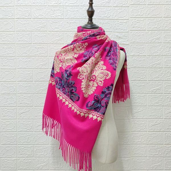 scarves autumn and winter cashmere embroidered scarf women's national style travel shawl retro multifunctional lady neckerchief, Blue;gray
scarves autumn and winter cashmere embroidered scarf women's national style travel shawl retro multifunctional lady neckerchief, Blue;gray