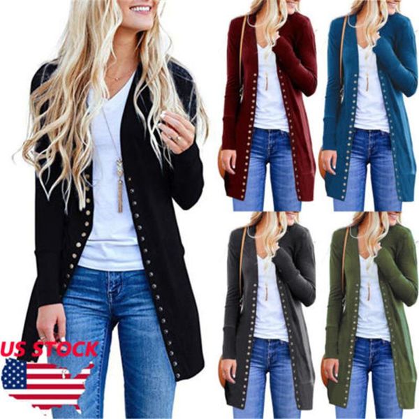 women's jackets women autumn button knitted cardigan ladies casual long sleeves outwear overcoat, Black;brown
women's jackets women autumn button knitted cardigan ladies casual long sleeves outwear overcoat, Black;brown
