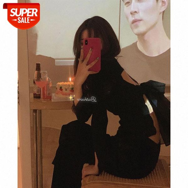 open back wool sweater women's western style slim and thin black half-neck blouse #qr6c, White
open back wool sweater women's western style slim and thin black half-neck blouse #qr6c, White