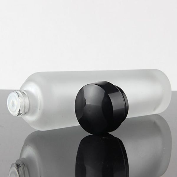 storage bottles & jars 100ml toner clear frosted glass container with black cap,skin care bottle packaging
storage bottles & jars 100ml toner clear frosted glass container with black cap,skin care bottle packaging