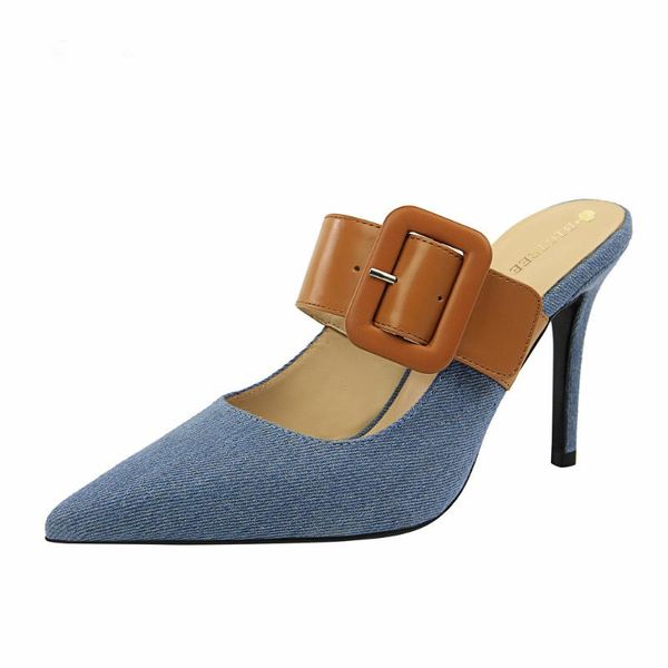 summer 10cm thin heels party shoes woman crossdresser sandals stage performance ladies buckle pointed toe pumps eur35-40, Black
summer 10cm thin heels party shoes woman crossdresser sandals stage performance ladies buckle pointed toe pumps eur35-40, Black