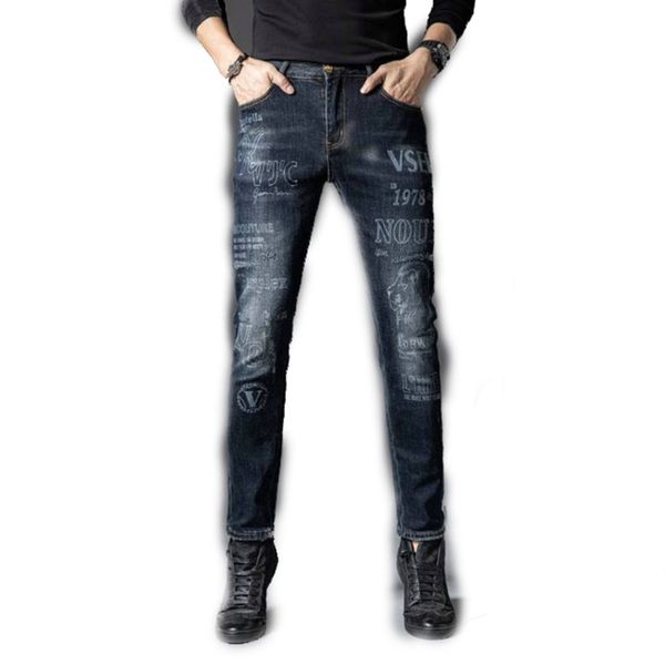 men's jeans fashion sweat knee protector patchwork high street fashions jogger trousers men elastic waist harem pant pencil 17, Blue
men's jeans fashion sweat knee protector patchwork high street fashions jogger trousers men elastic waist harem pant pencil 17, Blue