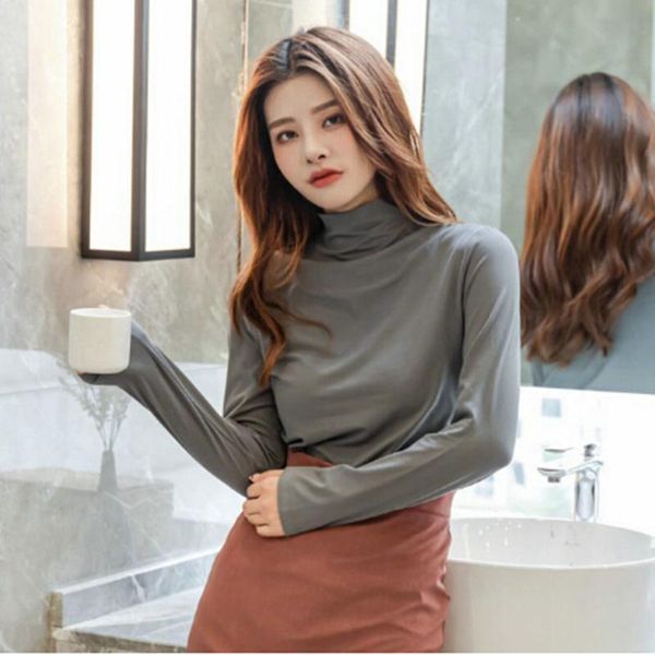 women's sweaters winter fashion women solid turtleneck sweater female primer shirt long sleeve chic elegant ladies base clothes, White;black
women's sweaters winter fashion women solid turtleneck sweater female primer shirt long sleeve chic elegant ladies base clothes, White;black