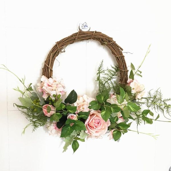 35cm simulation rose wreaths floral hoop garland wedding decoration household wall hanging flowers decorative &
35cm simulation rose wreaths floral hoop garland wedding decoration household wall hanging flowers decorative &