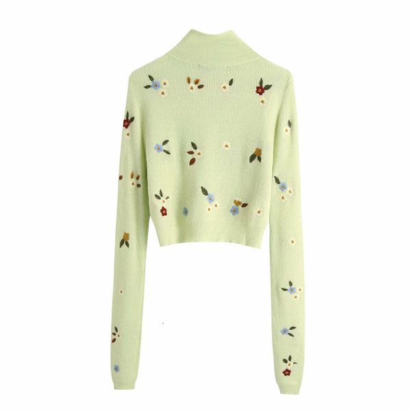 sweaters fashion long-sleeved high-neck women's floral embroidery sweet short sweater retro chic pullover female, White;black
sweaters fashion long-sleeved high-neck women's floral embroidery sweet short sweater retro chic pullover female, White;black