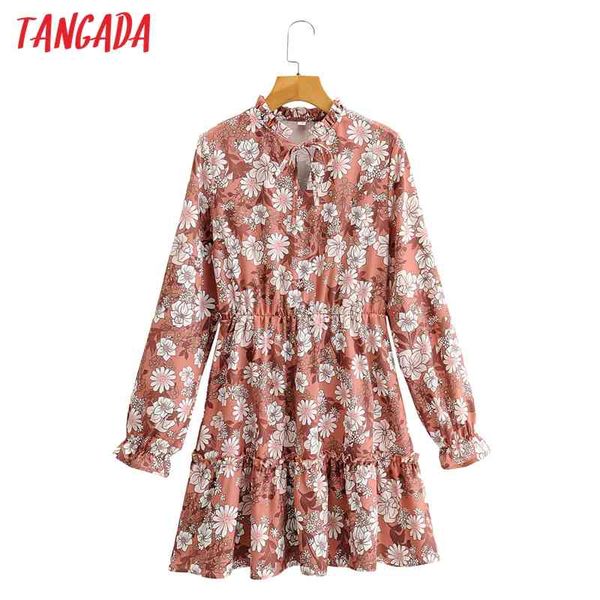 spring fashion women retro flowers print shirt bow neck long sleeve office ladies mini dress sy68 210416, Black;gray
spring fashion women retro flowers print shirt bow neck long sleeve office ladies mini dress sy68 210416, Black;gray