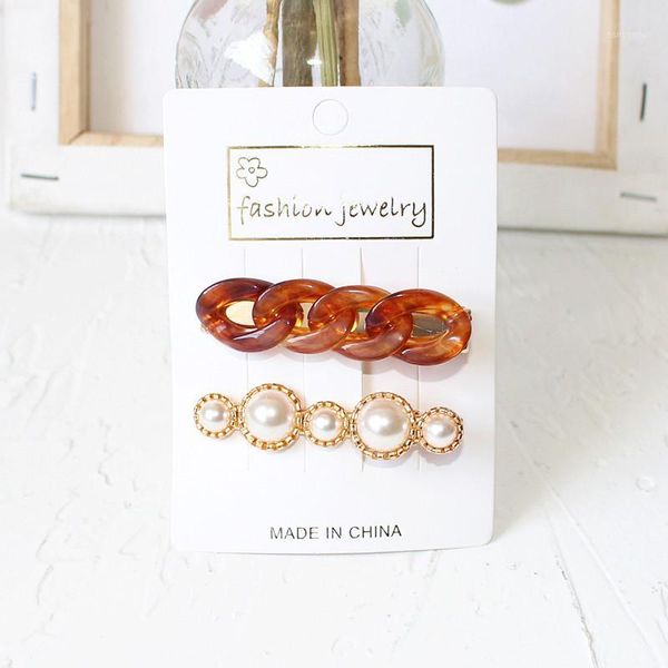 fashion tortoise shell chain link pearls hair clip set personal geometric barrettes ivory brown snap accessories1
fashion tortoise shell chain link pearls hair clip set personal geometric barrettes ivory brown snap accessories1