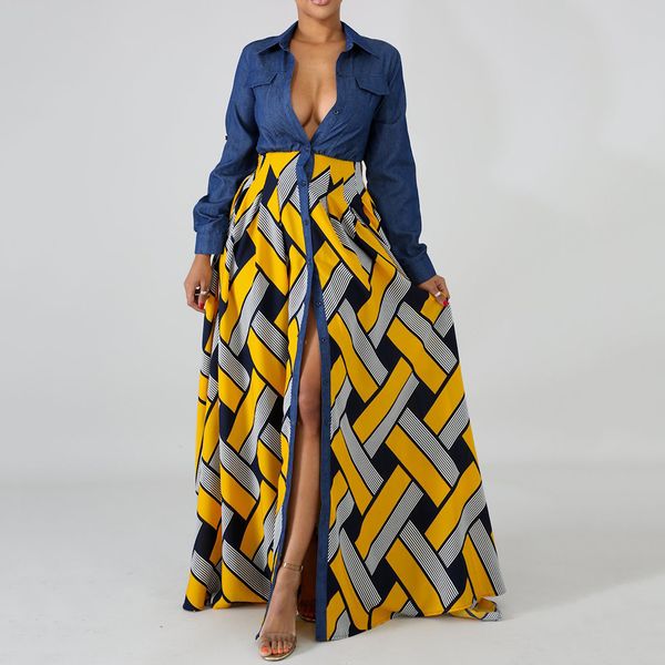 Denim Dress With Woven Print Big Swing Dress 2021 Women Spring Summer New Womens Pure Simi Plus Size Dress
Denim Dress With Woven Print Big Swing Dress 2021 Women Spring Summer New Womens Pure Simi Plus Size Dress
