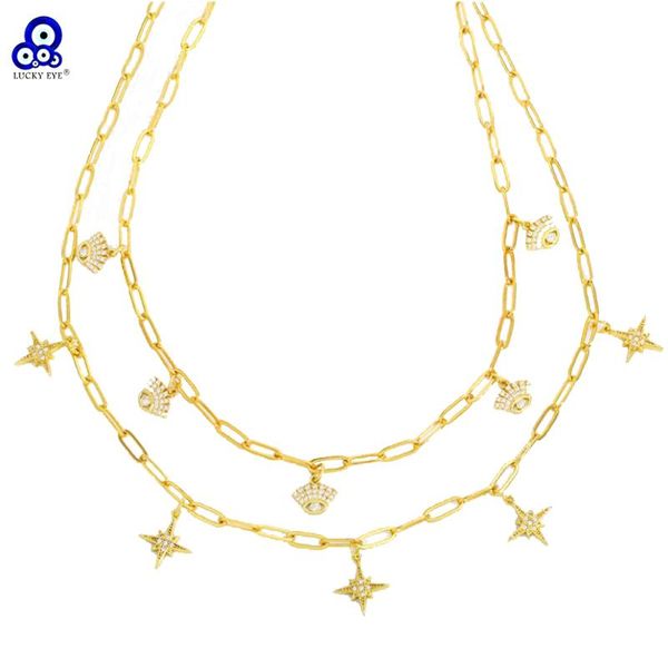 pendant necklaces lucky eye copper star tassel turkish evil necklace gold color for women girls men fashion jewelry le822, Silver
pendant necklaces lucky eye copper star tassel turkish evil necklace gold color for women girls men fashion jewelry le822, Silver