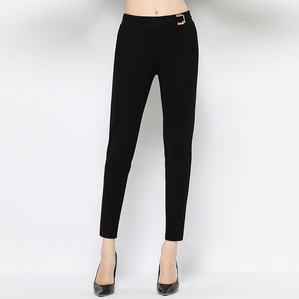 women's pants & capris spring dress, large size casual pants, body repair, small feet, nine minutes., Black;white
women's pants & capris spring dress, large size casual pants, body repair, small feet, nine minutes., Black;white