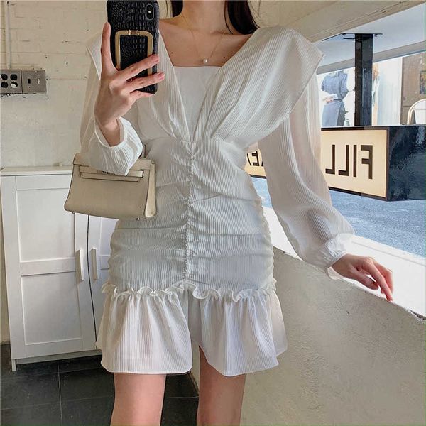 summer fashion women's backless ruffle long sleeve slim bag hip dress 210531, Black;gray
summer fashion women's backless ruffle long sleeve slim bag hip dress 210531, Black;gray