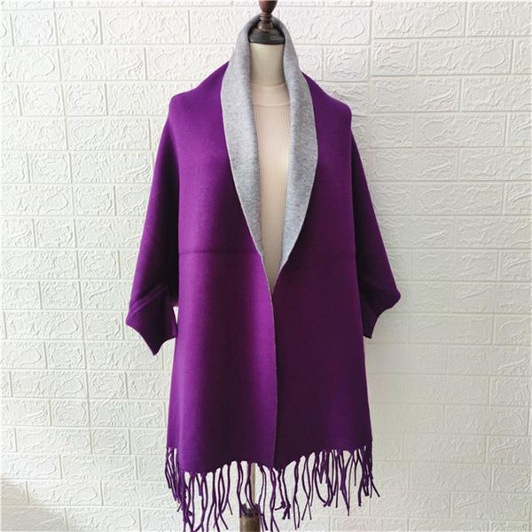 scarves women's warm purple double-sided thick foulard fashion bandana female 2021 autumn winter scarf cashmere shawl, Blue;gray
scarves women's warm purple double-sided thick foulard fashion bandana female 2021 autumn winter scarf cashmere shawl, Blue;gray