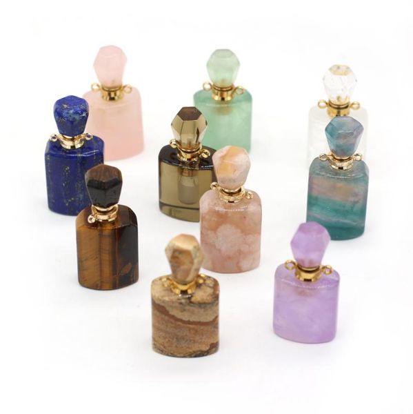 charms natural semi-precious stones quartz amethys healing stone necklace pendants reiki essential oil diffuser bottle pendant gift, Bronze;silver
charms natural semi-precious stones quartz amethys healing stone necklace pendants reiki essential oil diffuser bottle pendant gift, Bronze;silver