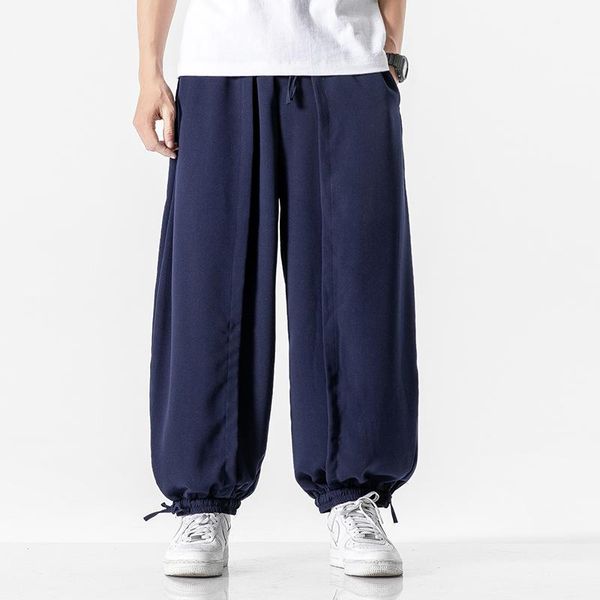cotton linen men pants hip hop harem wide leg trousers mens loose casual sweatpants streetwear men's, Black
cotton linen men pants hip hop harem wide leg trousers mens loose casual sweatpants streetwear men's, Black
