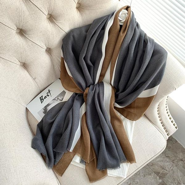 scarves 2021 brand autumn winter women beach quality shawl cotton scarf lady fashion bandana pashmina wrap hijab muffler, Blue;gray
scarves 2021 brand autumn winter women beach quality shawl cotton scarf lady fashion bandana pashmina wrap hijab muffler, Blue;gray