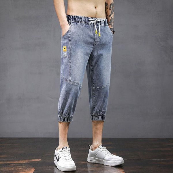 men's jeans 2021 summer capri men loose straight elastic korean fashion casual versatile shorts clothes streetwear s-5xl, Blue
men's jeans 2021 summer capri men loose straight elastic korean fashion casual versatile shorts clothes streetwear s-5xl, Blue
