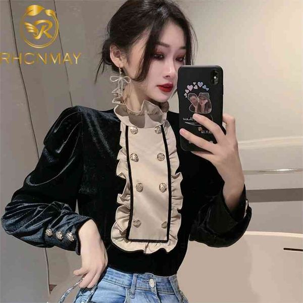 elegant women solid shirt chic ruffles long sleeve blouses spring summer korean office lady vintage black blusas 210506, White
elegant women solid shirt chic ruffles long sleeve blouses spring summer korean office lady vintage black blusas 210506, White
