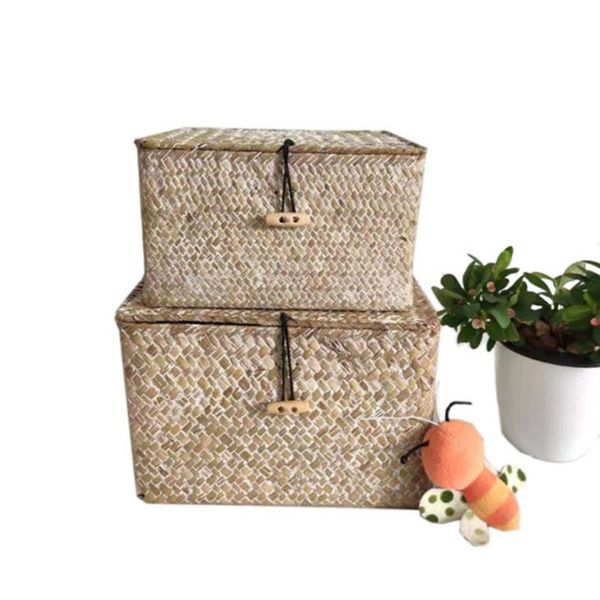 woven storage basket with lid rattan sundries box wicker handmade sorting boxes seagrass jewelry organizer candid baskets
woven storage basket with lid rattan sundries box wicker handmade sorting boxes seagrass jewelry organizer candid baskets