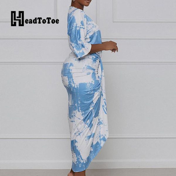 casual dresses tie dye print long mouths twist front dip zoom midi women's dress v-neck slender spleet, Black;gray
casual dresses tie dye print long mouths twist front dip zoom midi women's dress v-neck slender spleet, Black;gray