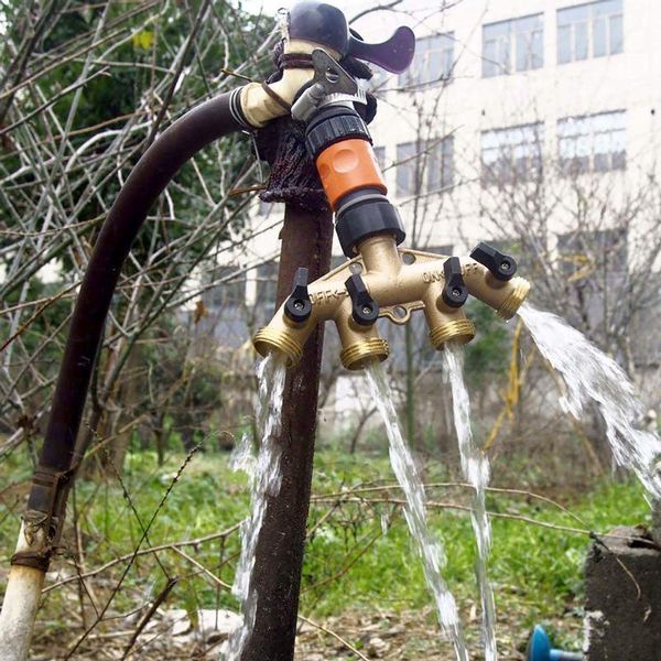 watering equipments brass cock connector 4-way hose separator garden irrigation distributor four-way ball valve faucet
watering equipments brass cock connector 4-way hose separator garden irrigation distributor four-way ball valve faucet