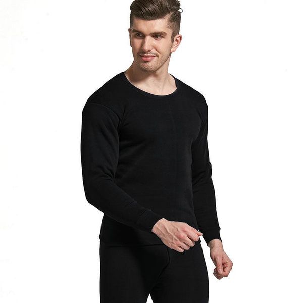 Men's Sleepwear 2021 Autumn/winter Thermal Underwear Coat With Fleece And Thick Solid Color Long Johns Bottom Round Collar, Black;brown
Men's Sleepwear 2021 Autumn/winter Thermal Underwear Coat With Fleece And Thick Solid Color Long Johns Bottom Round Collar, Black;brown